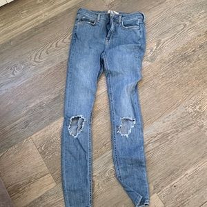 Free people skinny jeans size 27L